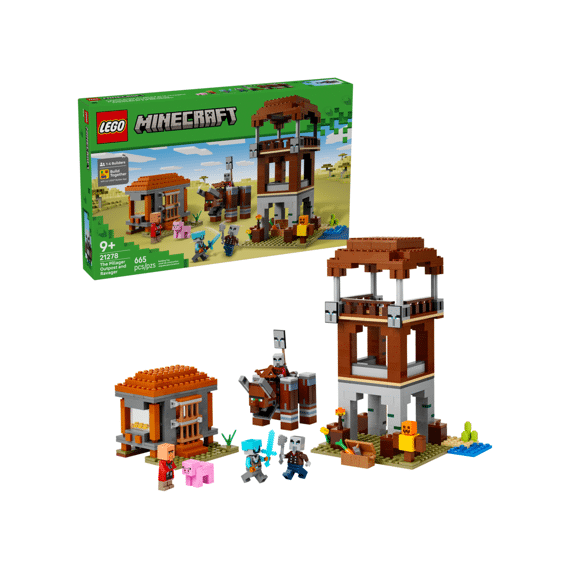 Lego Minecraft De Plunderaar Buitenpost En Verwoester 21278