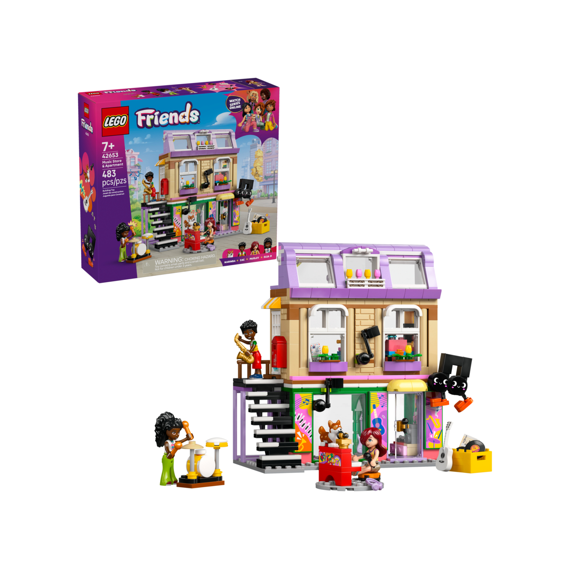 Lego Friends Muziekwinkel En Appartement 42653