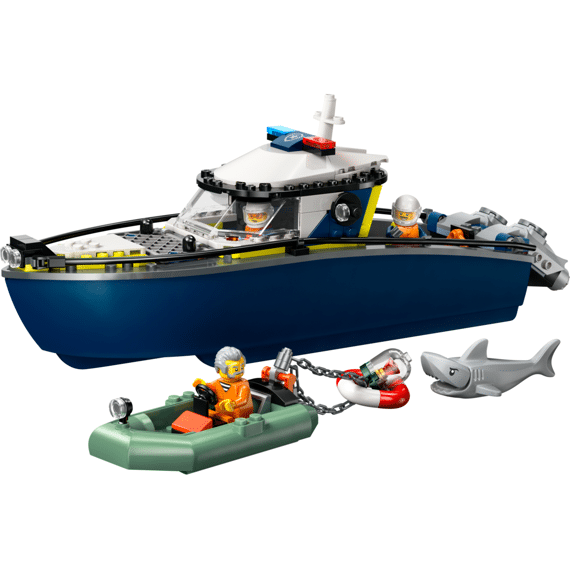 Lego City Achtervolging Met Politieboot 60456