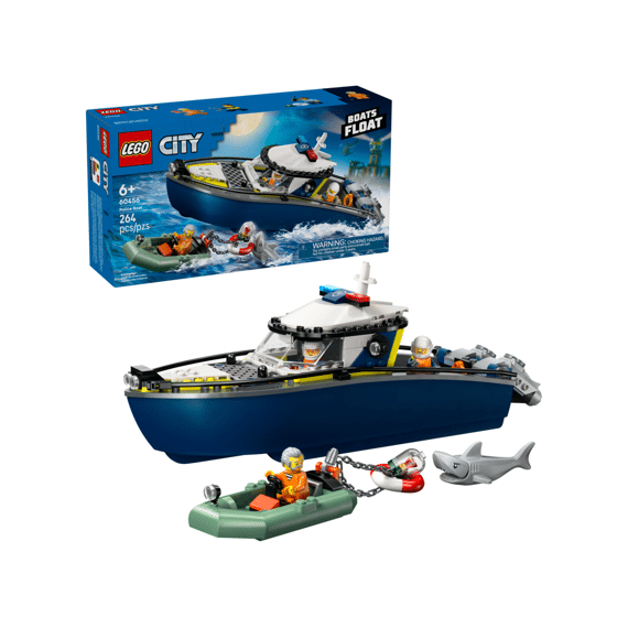 Lego City Achtervolging Met Politieboot 60456