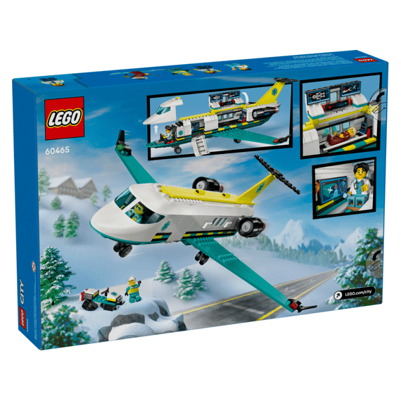 Lego City Ambulancevliegtuig 60465