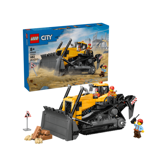 Lego City Gele Bulldozer 60466
