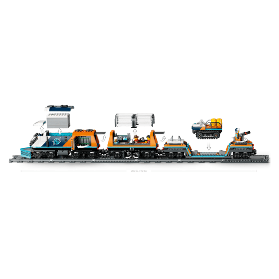 Lego City Onderzoekstrein Op De Noordpool 60470