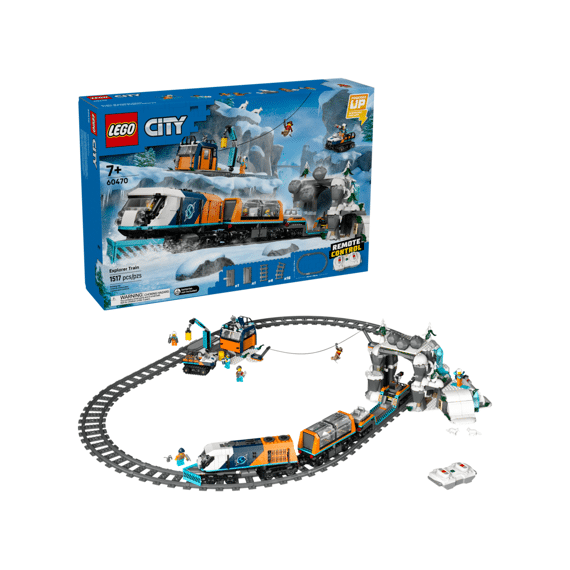 Lego City Onderzoekstrein Op De Noordpool 60470