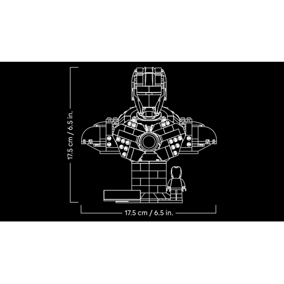 Lego Marvel Super Heroes Iron Man Mk4 Buste 76327
