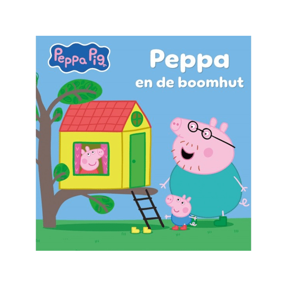 Omdraaiboek Peppa Pig Blaast Bellen - Peppa Pig En De Boomhut