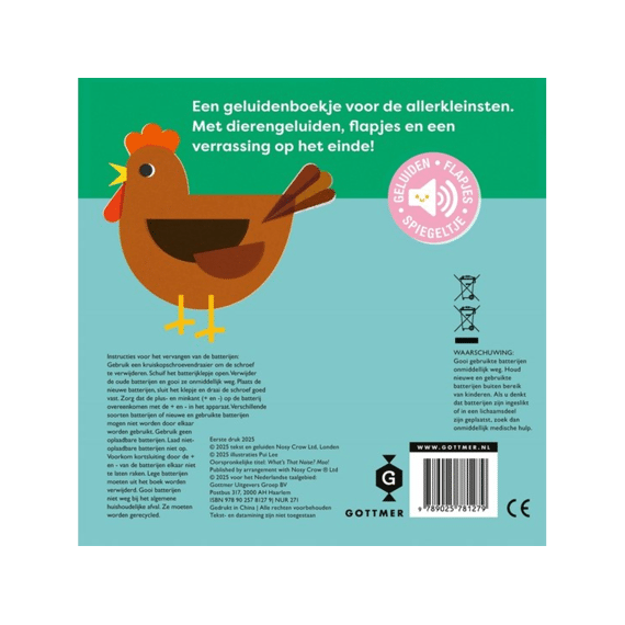 Geluidenboekje: Wat Hoor Ik Daar? Boe!