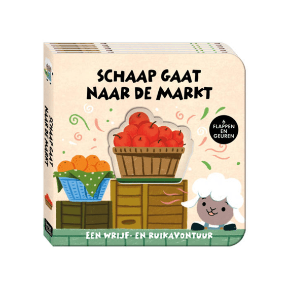 Wrijf- En Ruikboekje: Schaap Gaat Naar De Markt