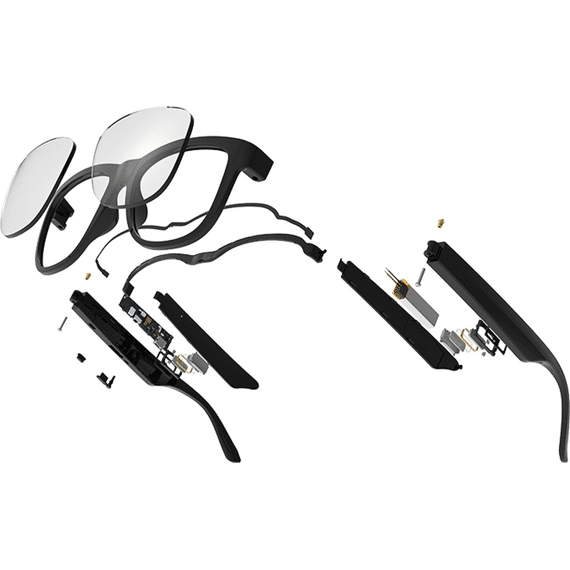 Caliber Soundglasses Polaroid Zonnebril Met Bluetooth Audio Zwart