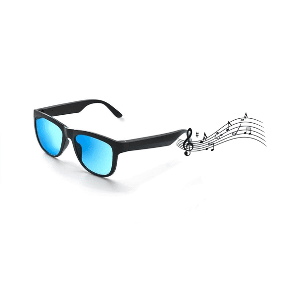 Caliber Soundglasses Polaroid Zonnebril Met Bluetooth Audio Blauw