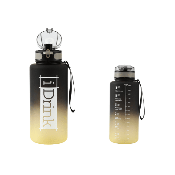 Itotal Tritan Bottle Black/yellow 1500ml