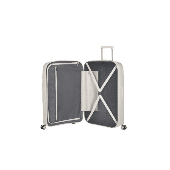 American Tourister Starvibe Spinner 77/28 Exp Tsa Ltd Cream Speckles