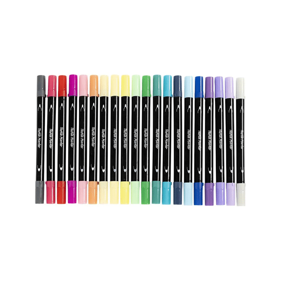 Textielstiften Extra Kleuren 20st