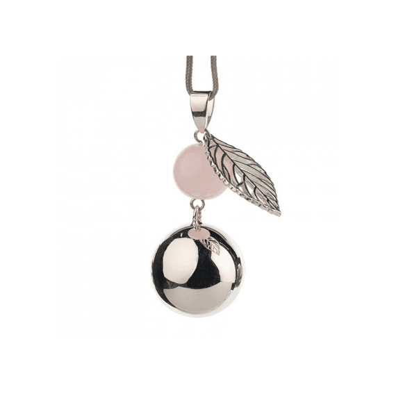Bola Zwangerschapsbelletje Silver Pearl Leaf