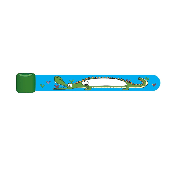 Infoband Krokodil Blauw