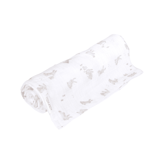Little Dutch Baby Bunny Swaddle Doek 120x120 Muslin