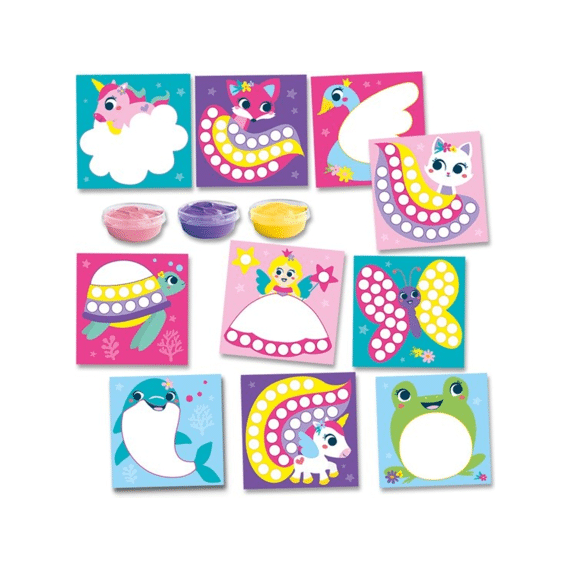 Ses My First Vingerafdruk Verf Fantasie Figuren