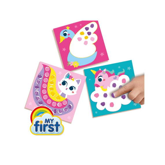 Ses My First Vingerafdruk Verf Fantasie Figuren