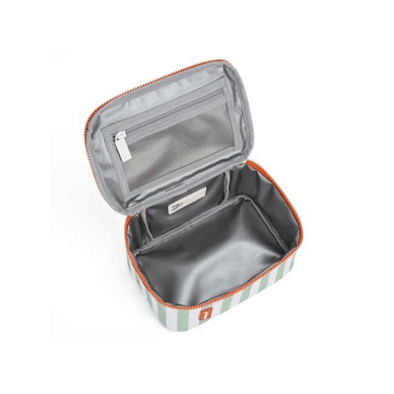 Hello Hossy Lunchtas Green Stripes Green