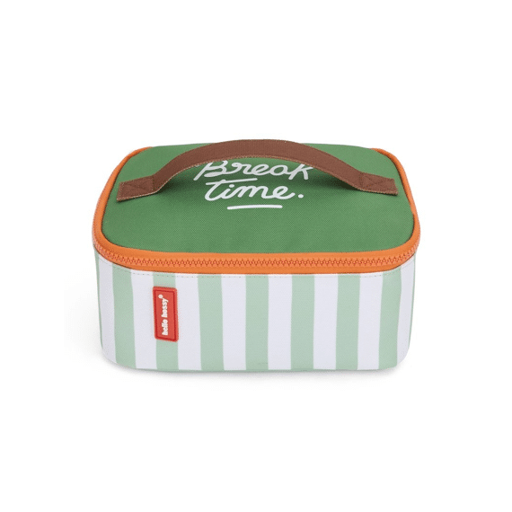 Hello Hossy Lunchtas Green Stripes Green