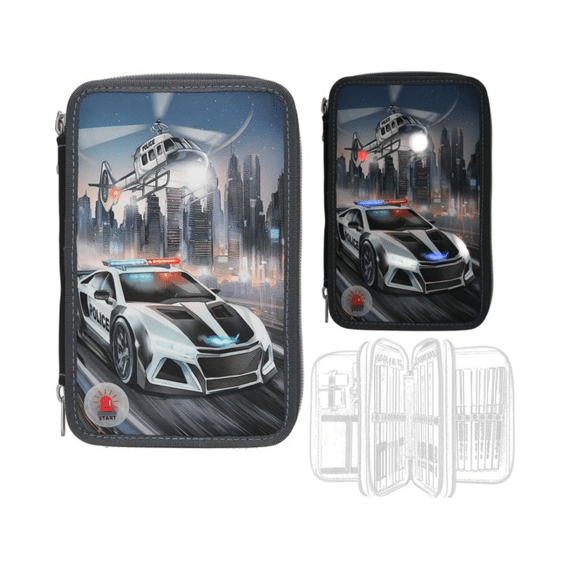 Monster Cars 3-vaks Etui