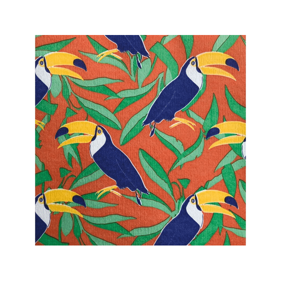 Françoise Paviot Servet 40x40cm 20stuks Toucan