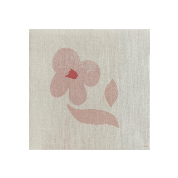 Françoise Paviot Servet 40x40cm 20stuks Fleur Doranger