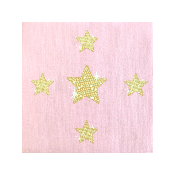 Françoise Paviot Servet 40x40xm 20stuks Star Light