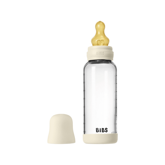 Bibs Zuigfles Glas 240ml Ivory