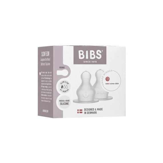 Bibs Zuigspenen Siliconen Duopack Slow
