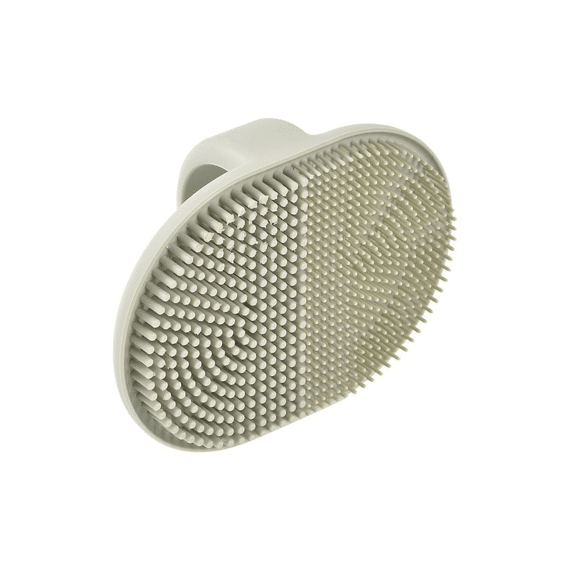 Beaba Haarborstel Silicone Grijsgroen