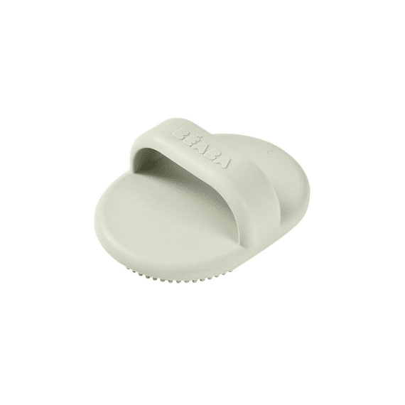 Beaba Haarborstel Silicone Grijsgroen