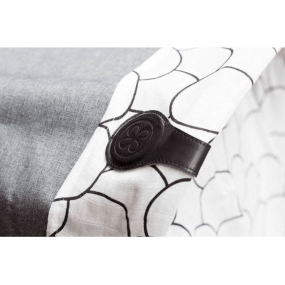 Cloby Swaddle Clip Magnet Leather Black