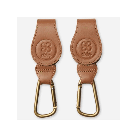 Cloby Stroller Hooks Brown