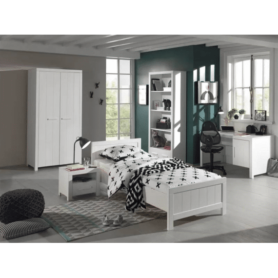 Vipack Eva White Bed 90x200 (excl.lattenbodem)