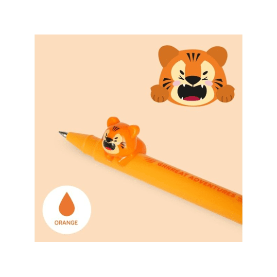 Legami Gelpen Lovely Friends Oranje Tiger