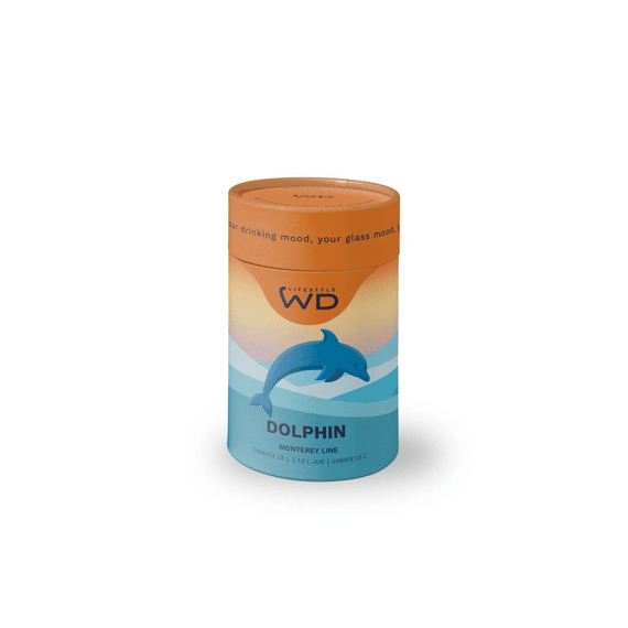 Wd Lifestyle Karaf Met Glasdecoratie 1,5l Dolfijn