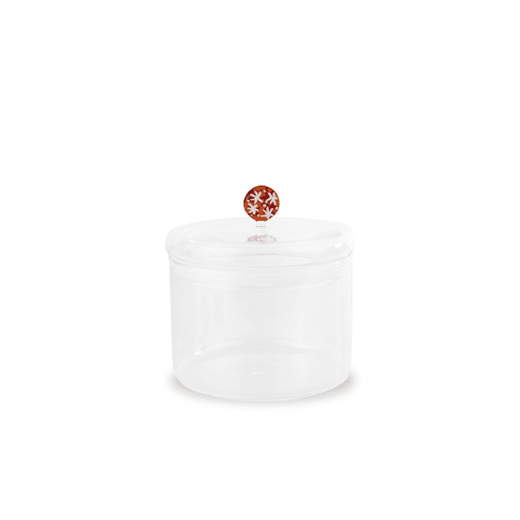 Wd Lifestyle Voorraadpot Glas 1,4l 15x16cm Koekje
