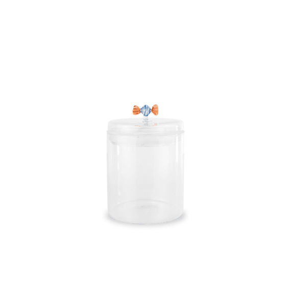 Wd Lifestyle Voorraadpot Glas 600ml 11x12cm Snoepje