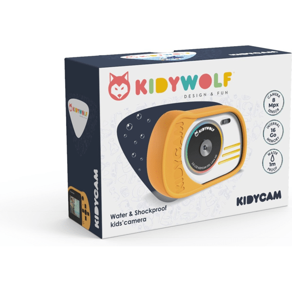 Kidicam Foto En Actiecamera Geel 16gb - Oplaadbare Batt - 8mp Camera