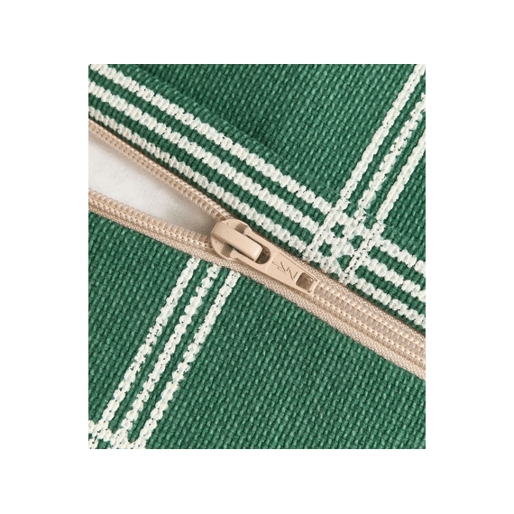 Nobodinoz Zetel Beanbag Vibes Green White Windowpane