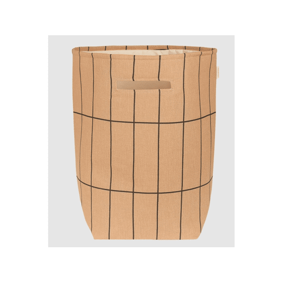 Nobodinoz Opbergmand Vibes Large Brown Black Grid