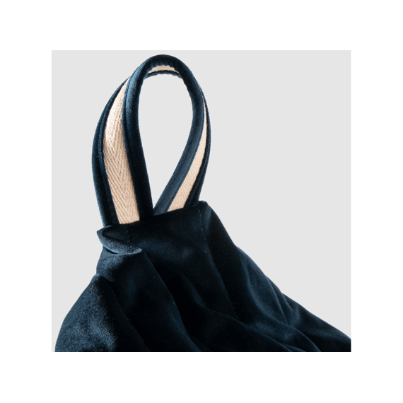 Nobodinoz Poef Beanbag Essaouira Velvet Night Blue