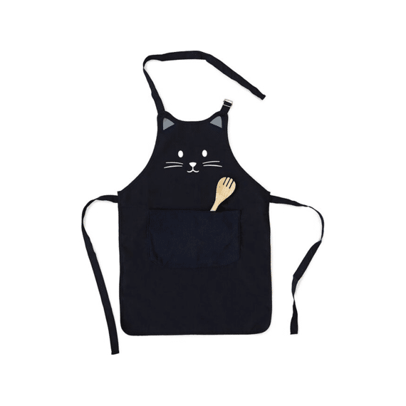 Balvi Kitty Keukenschort Kat Zwart