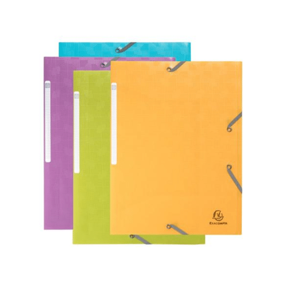 Popnco Elastomap Pp 3 Kleppen  A4 Assortiment Prijs Per Stuk
