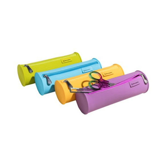 Popnco Pennenetui Rond Silicone Assortiment Prijs Per Stuk