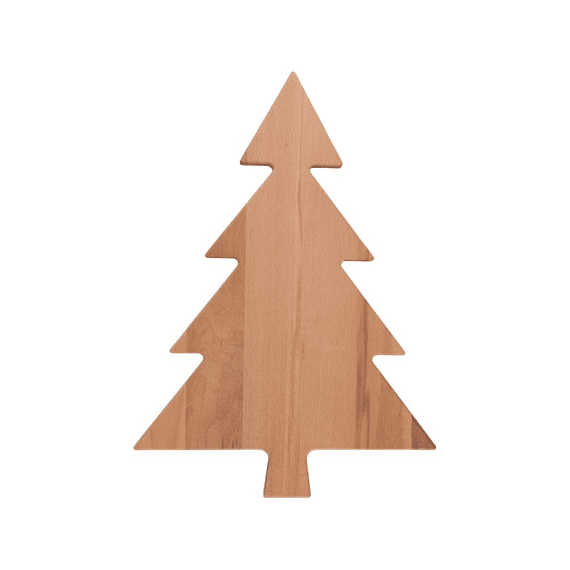 Bowls And Dishes Borrelplank Kerstboom Beukenhout 45cm