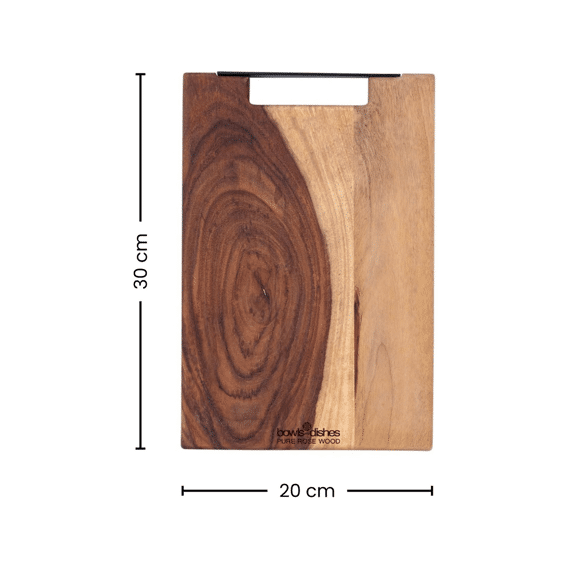 Bowls And Dishes Pure Rose Wood Plank 30cm