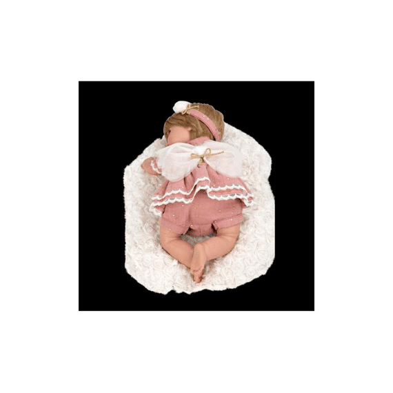 Arias Pop Sora Roze Met Vleugels En Kussen 35cm