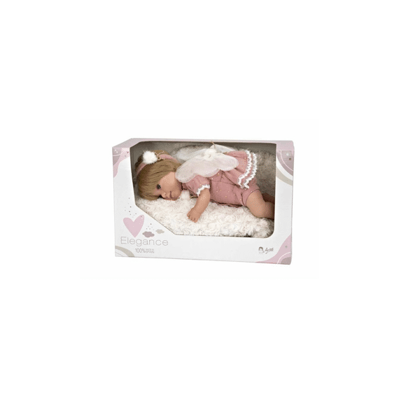 Arias Pop Sora Roze Met Vleugels En Kussen 35cm